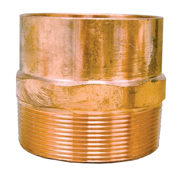 Jones Stephens 2-1/2in. C x MIP Wrot Copper Male Adapter C75320 - main